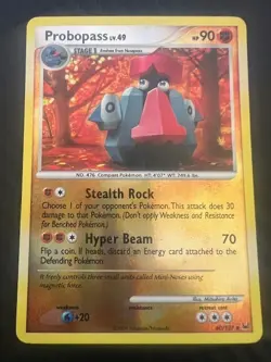 Pokemon TCG Probopass Platinum 60/127 Reverse Holo Uncommon LP - Image 1