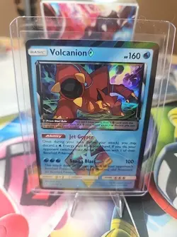 Pokemon Volcanion Prism Star Prism Rare Holo Sm-Forbidden Light 31/131 160 HP - Image 1