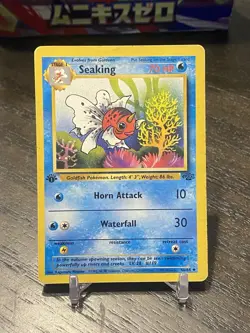Seaking 46/64 Pokemon TCG Jungle Set 1st Edition DMG - Image 1