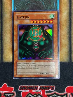 Yugioh Kazejin MRD-E026 Super Rare EUROPEAN LP - Image 1