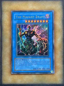 Yugioh The Masked Beast LON-001 Ultra Rare LP - Image 1