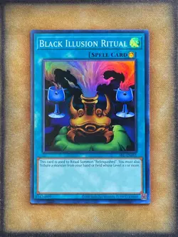 Yugioh Black Illusion Ritual SRL-EN051 Super Rare 25th Anniversary NM - Image 1