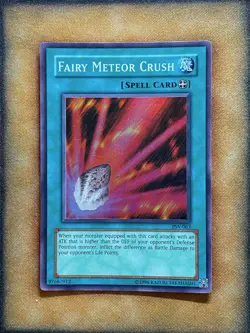 Yugioh Fairy Meteor Crush PSV-063 Super Rare Original Print LP - Image 1