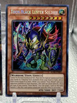 Yu-Gi-Oh! Toon Black Luster Soldier 1st Edition RA03-EN272 BLCR-EN065 TOCH-EN001 - Image 4