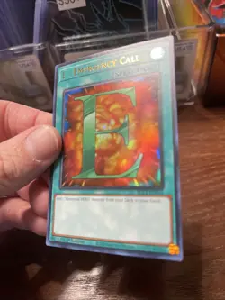YuGiOh Spell E - Emergency Call BLC1-EN032 1st Edition Gold Ultra Rare - Image 4
