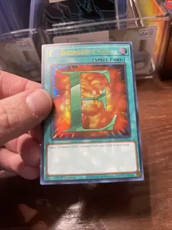 YuGiOh Spell E - Emergency Call BLC1-EN032 1st Edition Gold Ultra Rare - Image 5