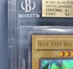 BGS 9.5 - Blue-Eyes White Dragon LOB-001 1st Edition Yugioh Gem Mint - Image 5