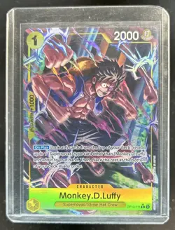 2025 One Piece Royal Blood OP10 Monkey.D.Luffy Rare Alternate Art #OP10-111 - Image 1