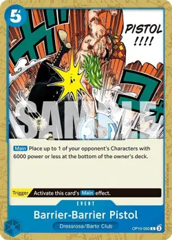 Barrier-Barrier Pistol OP10-060 English C Royal Blood One Piece Card Game - Image 1