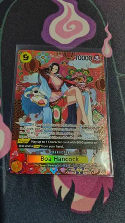 One Piece OP14-112 Boa Hancock SP English Card Azure Sea's Seven - Image 1