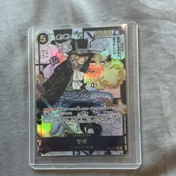 One Piece Sabo MANGA Holo Foil OP04-083 Premium Booster 6000 PROXY - Image 1