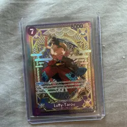 One Piece Luffy-Tarou Foil Character ST18-005 8000 Power PROXY CARD - Image 1