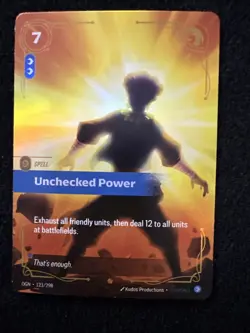 League of Legends Riftbound Origins Unchecked Power 123/298 Epic Mind Spell NM - Image 1