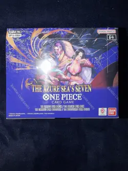 One Piece TCG OP-14 The Azure Sea's Seven Booster Box (New & Sealed) - Image 1