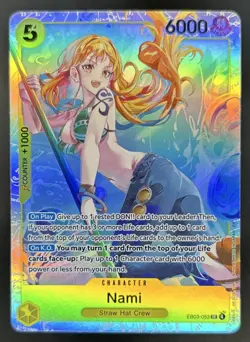 2026 One Piece Heroines Edition Nami Super Rare #EB03-053 - Image 1