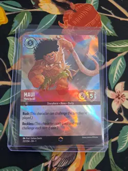 Disney Lorcana Maui Hero to All Enchanted 212/204, the First Chapter - Image 1