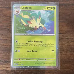 Leafeon (Cosmos Holo) Promo Holo SV: Scarlet & Violet Promo Cards SVP170 NM - Image 1