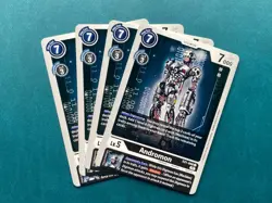 Andromon EX1-048 Playset Classic Collection Digimon Card Game x4 - Image 1