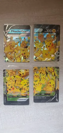 Pikachu V-Union - SWSH139-142 - Pokemon TCG: Celebrations Promo 4 Card Set NM - Image 1