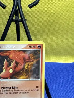 Pokemon TCG Slugma Holo Card 75/107 EX Deoxys LP - Image 2