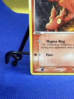 Pokemon TCG Slugma Holo Card 75/107 EX Deoxys LP - Image 4