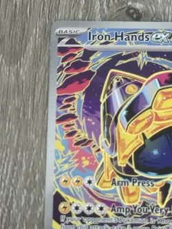 Iron Hands EX Sir 154/131 Prismatic Evolutions Pokemon TCG Card Near Mint - Image 2