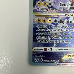 Pokemon Zeraora VSTAR Holo Card Crown Zenith GG41/GG70 English - Image 4
