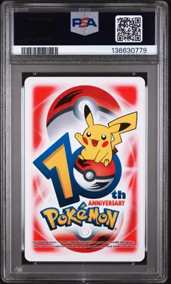 2006 POKEMON CENTER 10TH ANV PLAYING CARDS RED DECK ACE OF SPADES MEW PSA 10 - Image 2