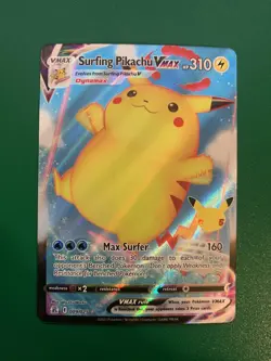 Surfing Pikachu Vmax 009/025 Celebrations 25th Full Art Pokemon Card - Image 1
