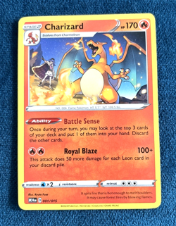 Pokemon Charizard Promo Card 001/015 McDonald's 2025 - Image 1