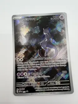 Pokemon TCG Mewtwo 052 Scarlet & Violet Promo Full Art Holo Card 130 HP - Image 4