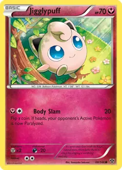 Jigglypuff 88/146 XY Pokemon Card NM - Image 1