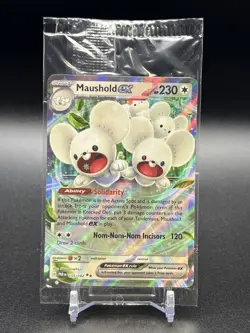 Maushold ex 155/182 Paradox Rift Ultra Rare Card Pokemon TCG - NM SEALED - Image 1
