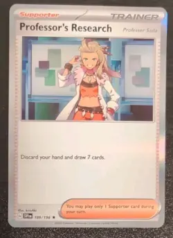 Professor's Research 189/198 Pokemon TCG Card Holo Rare Scarlet & Violet - Image 3
