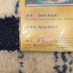 Pokemon TCG Pikachu Libre 30/30 XY Trainer Kit Holo Basic Common 80 HP Card - Image 5