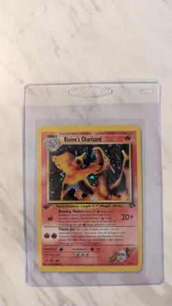 Blaine's Charizard Gym Challenge Holo Rare 1st Edition 2/132 Pokemon card - Image 1