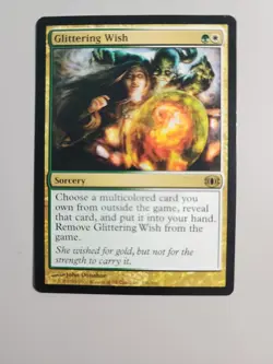 MTG Glittering Wish Future Sight Regular Rare - Image 1