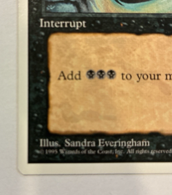 Dark Ritual Fourth Edition (4ED) Magic the Gathering 1995 Common NM - Image 2