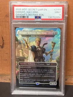Dwight Schrute, Hay King - Heliod, Sun-Crowned Foil (SLD) MTG PSA 9 - Image 1