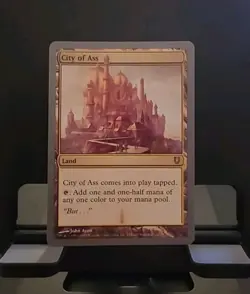 City of Ass - Unhinged - Lightly Played - UNH - Magic - MTG - Image 1