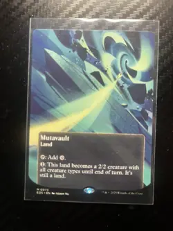 Mutavault M Borderless Regular #73 | EOS Edge of Eternities: Stellar Sights - Image 1