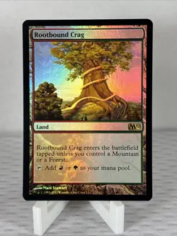 MTG Magic the Gathering Rootbound Crag (228/256) Magic 2012 - Image 1
