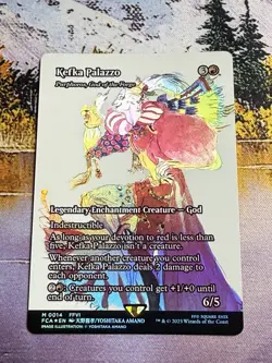 MTG Kefka Palazzo - Purphoros, God of the Forge FOIL Showcase Final Fantasy FCA - Image 2