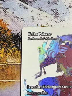 MTG Kefka Palazzo - Purphoros, God of the Forge FOIL Showcase Final Fantasy FCA - Image 3