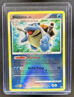 2007 Pokemon Diamond & Pearl Secret Wonders Blastoise Reverse Holo #2/132 - Image 1