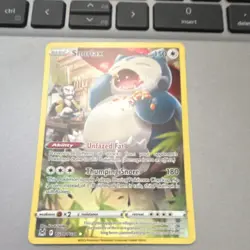 Pokemon Snorlax Ultra Rare Swsh11 Lost Origin Trainer Gallery Holo TG10/TG30 - Image 1
