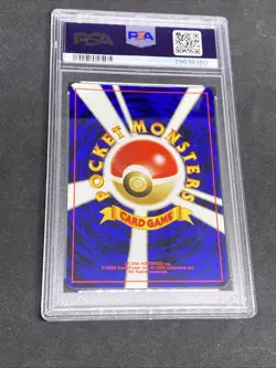 2000 Japanese Pokemon Neo Premium File 2 Entei Reverse Holo PSA 9 - Image 4