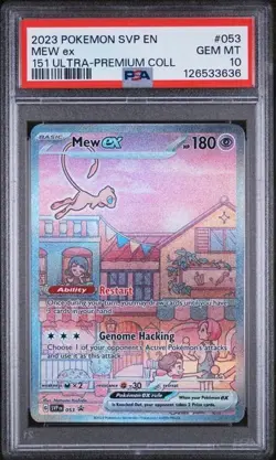 PSA 10 Mew ex #053 - Pokemon Promo 151 - UPC TCG GEM MINT - Image 1