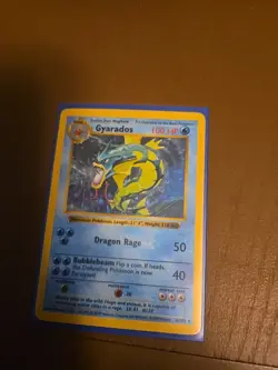 Gyarados 6/102 (Shadowless) - Base Set - Pokemon TCG - Holo Rare - HP/DMG - Image 1