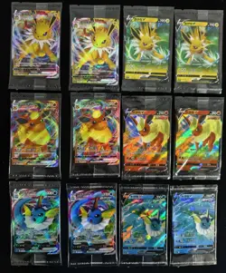Pokemon Chinese Jolteon VMAX Vaporeon Vmax Flareon VMAX Sealed Lot*12 NE40 - Image 1